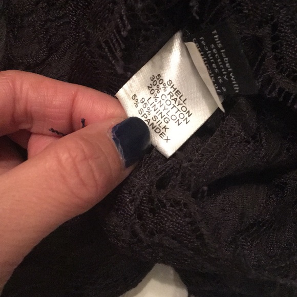 DVF Black Lace Dress - EUC - Picture 8 of 8